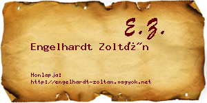 Engelhardt Zoltán névjegykártya