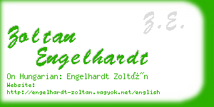 zoltan engelhardt business card